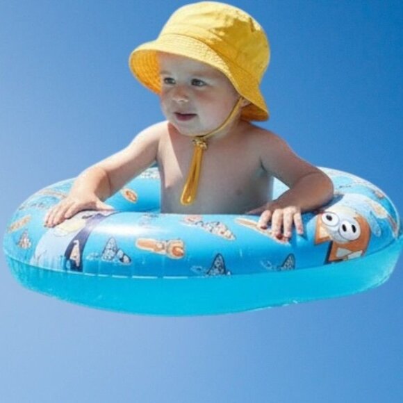 Bluey Kids Swim Tube by Bestway Ages 3+ Blue Pool Float Ring New in Package - Picture 1 of 8